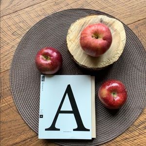 🍎 “A” Monogram Wooden Stamp. Stampin Up 2006